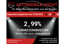 2,99% Finanzierungszins